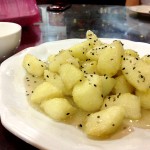 Caramelised apples