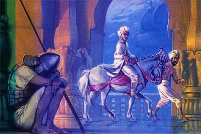 Understanding that his life in the palace was an illusion, and that any attachment with his wife Yasodhara and his son would hinder his quest to achieve ultimate liberation, Prince Siddhartha left the palace in the middle of the night aided by his trusty charioteer Channa. But not everyone is able to renounce as swiftly and compassionately as Siddhartha, so Rinpoche teaches us a method that is more suitable for our times